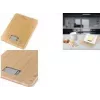 Little Balance LB 8543 báscula de cocina electrónica fina de bambú con pantalla LCD, capacidad 5 kg, precisión 1 g