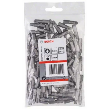Bosch punta Pozidriv PZ3 25 mm, pack de 100 2607001565