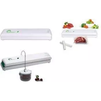 Little Balance LB 8315 Happy Saver Eco envasadora al vacío 2 en 1, blanco