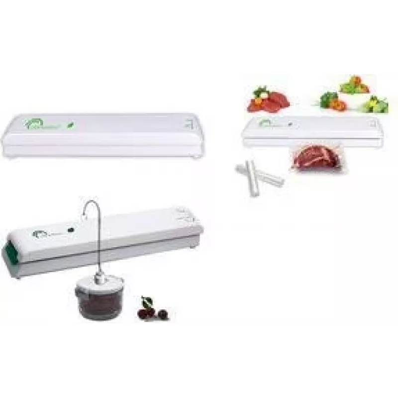 Little Balance LB 8315 Happy Saver Eco envasadora al vacío 2 en 1, blanco