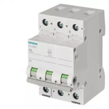 SIEMENS 5TL13910 interruptor seccionador 100A 3 polos 400V AC carril DIN