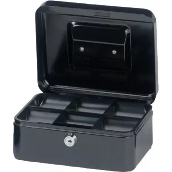 MAUL caja de caudales 56102-90, negra, 200 x 170 x 90 mm