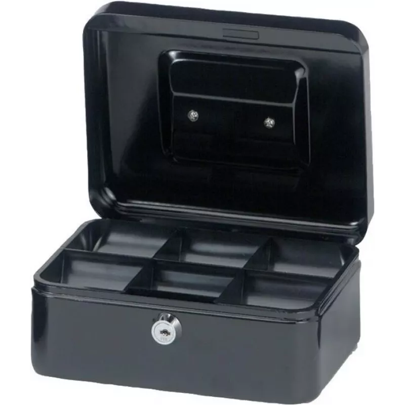 MAUL caja de caudales 56102-90, negra, 200 x 170 x 90 mm