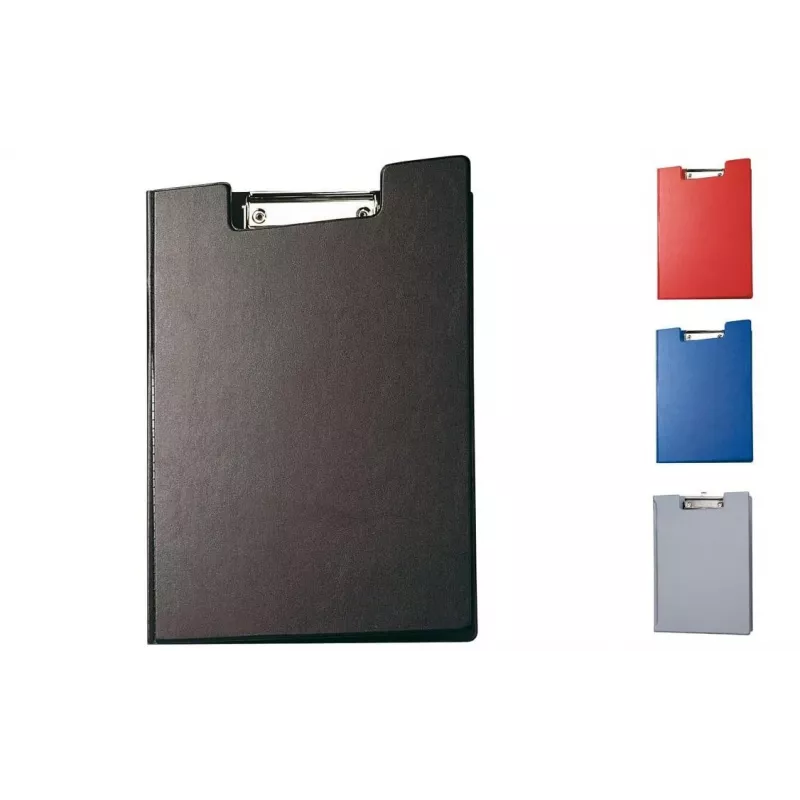 MAUL carpeta con pinza A4 con revestimiento de film, negra 23392-90