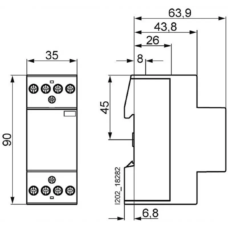 Siemens contactor de instalación 5TT5830-1 (5TT58301)