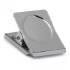 Pinza de papel con imán MAUL, 40 mm, plata, acero resistente con muelle fuerte 2194096