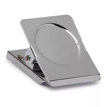 Pinza de papel con imán MAUL, 40 mm, plata, acero resistente con muelle fuerte 2194096