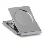 Pinza de papel con imán MAUL, 40 mm, plata, acero resistente con muelle fuerte 2194096