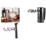 Batidora de mano Little Balance Inox 400, 400 W, acero inoxidable, elegante diseño negro con revestimiento de acero inoxidable (LB 8460)