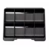Caja de caudales MAUL tamaño 4 azul 300x245x90 mm acero con bandeja para monedas y cerradura de cilindro 56114-37