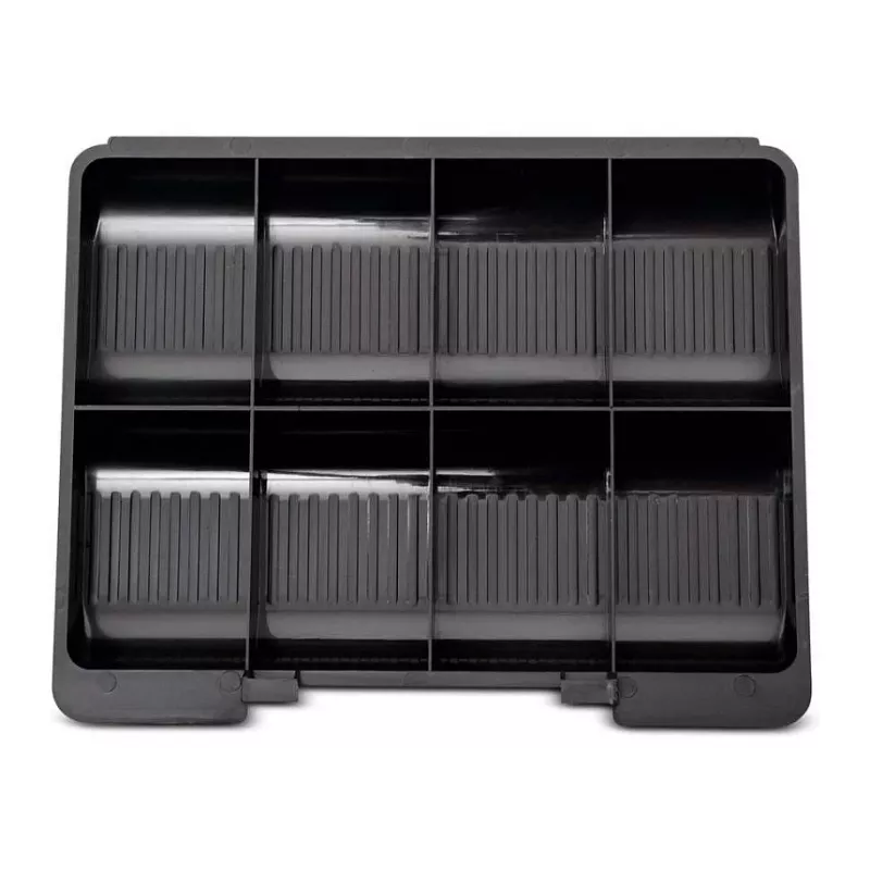 Caja de caudales MAUL tamaño 4 azul 300x245x90 mm acero con bandeja para monedas y cerradura de cilindro 56114-37