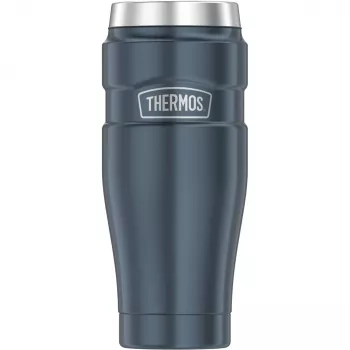 Vaso isotérmico THERMOS STAINLESS KING, 0,47 L, Ice Grey, acero inoxidable de doble pared, aislamiento al vacío, desmontable 4002.336.047