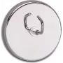 Gancho magnético MAUL con gancho grande, interior, acero inoxidable y acero, 52 mm de diámetro, gancho universal, para azulejos y metal 61555-96