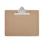 Tabla de pinza MAUL Classic, tablero de fibra dura, A4 horizontal, pinza nostálgica en el lado largo, pinza de acero, 1 unidad 2392670