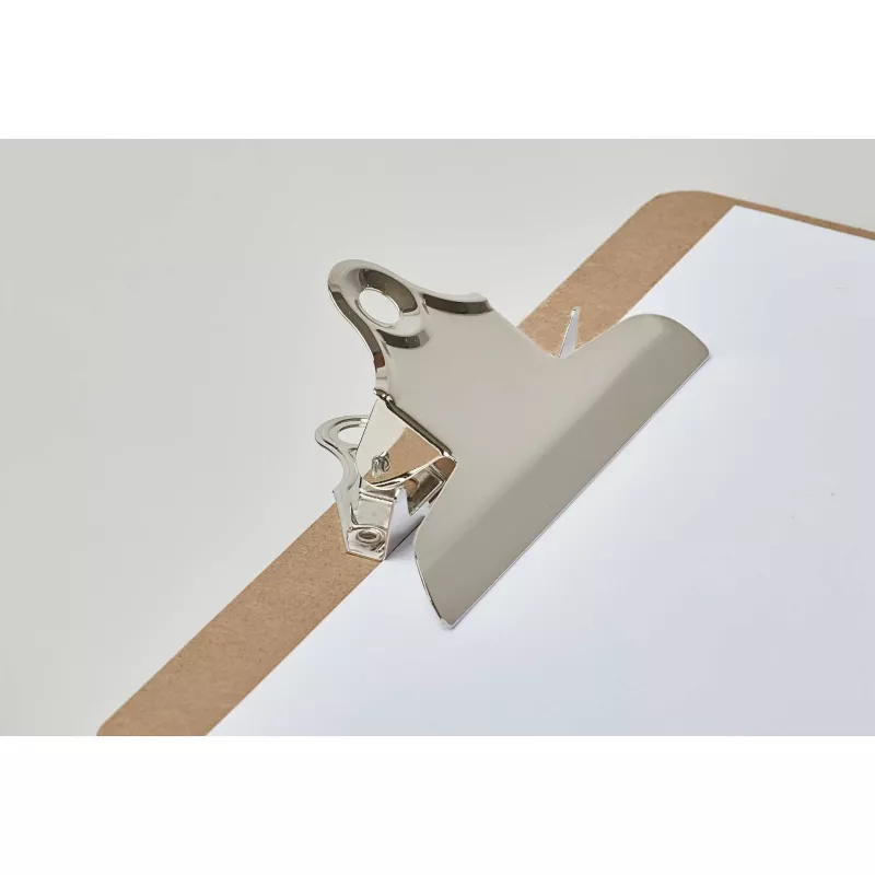 Tabla de pinza MAUL Classic, tablero de fibra dura, A4 horizontal, pinza nostálgica en el lado largo, pinza de acero, 1 unidad 2392670
