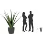 Planta artificial de aloe vera PAPERFLOW, 450 mm, hojas de polietileno, tallo de plástico, verde, 1 unidad (PAALOE45)