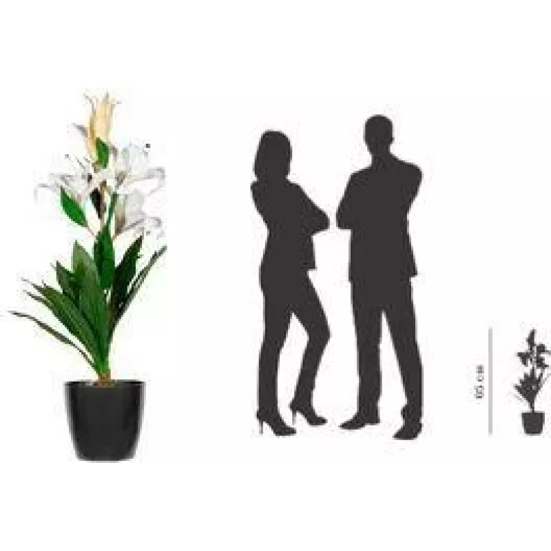 Planta artificial de flor de lis PAPERFLOW PALYS65, 650 mm, poliéster Real Touch