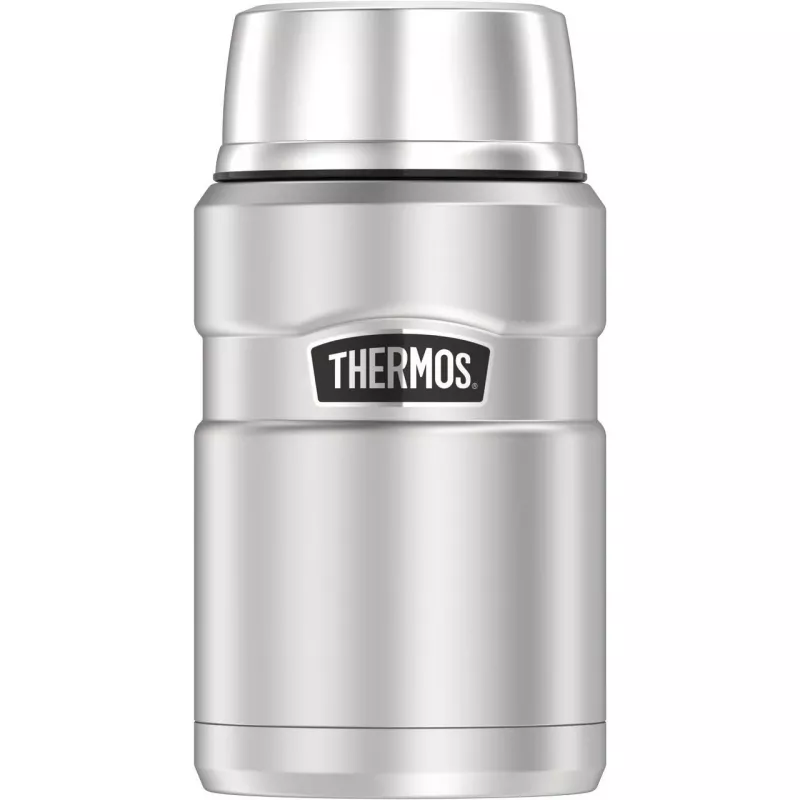 Recipiente isotérmico al vacío para alimentos THERMOS STAINLESS KING, 0,71 L, negro mate 4001.233.071
