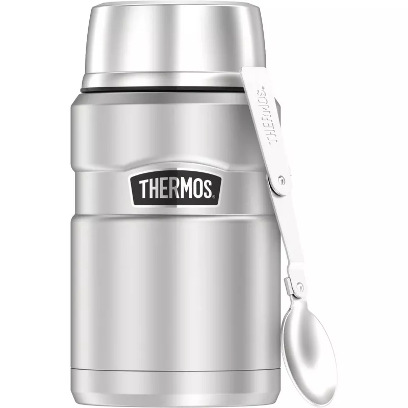 Recipiente isotérmico al vacío para alimentos THERMOS STAINLESS KING, 0,71 L, negro mate 4001.233.071