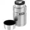 Recipiente isotérmico al vacío para alimentos THERMOS STAINLESS KING, 0,71 L, negro mate 4001.233.071