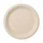 PAPSTAR Pure Plato de caña de azúcar, redondo, 230 mm, 50 unidades, compostable, apto para microondas 89866