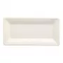 PAPSTAR pure Plato de caña de azúcar, rectangular, 130 x 260 mm, 50 unidades, compostable, apto para microondas 89746