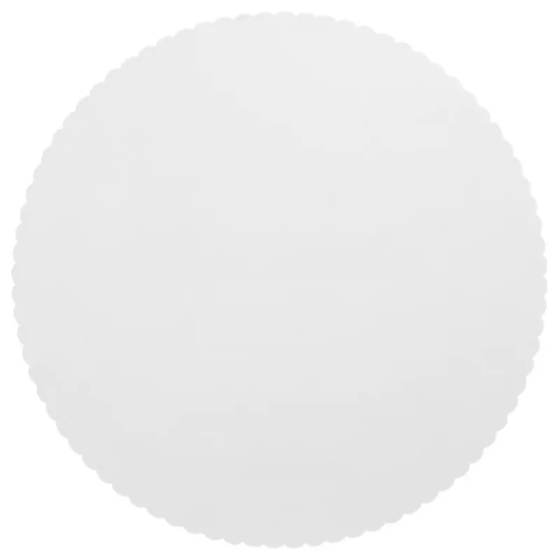 PAPSTAR pure Base redonda para tartas 300 mm blanca 10 unidades 81195