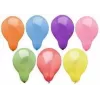 PAPSTAR Globos de fiesta, 290 mm de diámetro, mezcla de colores variados, aptos para helio, 1 unidad (84211)