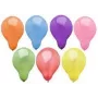 PAPSTAR Globos de fiesta, 290 mm de diámetro, mezcla de colores variados, aptos para helio, 1 unidad (84211)