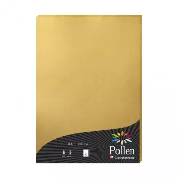 Clairefontaine Pollen A4 oro 120 g/m² papel - 25 hojas 4200C