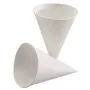 PAPSTAR vaso cono de papel de caña de azúcar 150 ml, blanco, 85 mm de diámetro, 115 mm de altura (88619)