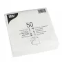 PAPSTAR servilletas de comida, 330 x 330 mm, 2 capas, tissue blanco, plegado 1/4, 250 uds. 17080