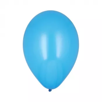 PAPSTAR globos de fiesta azules, 250 mm de diámetro, pack de 100, aptos para helio 18953
