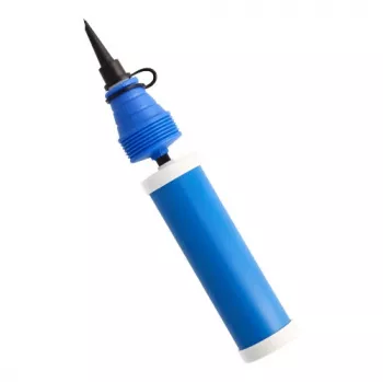 PAPSTAR bomba de doble acción para globos, plástico azul, 275 mm, 1 ud. (89199)