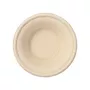 PAPSTAR Pure bandeja de caña de azúcar, redonda, 380 ml, natural sin blanquear, compostable (1 ud.) 89872