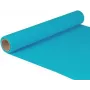 Papstar 82210 rollo de camino de mesa de papel turquesa, 400 mm x 5 m, rectangular