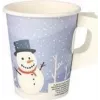 PAPSTAR 50 vasos desechables Snowtime 0,2 l (89845)