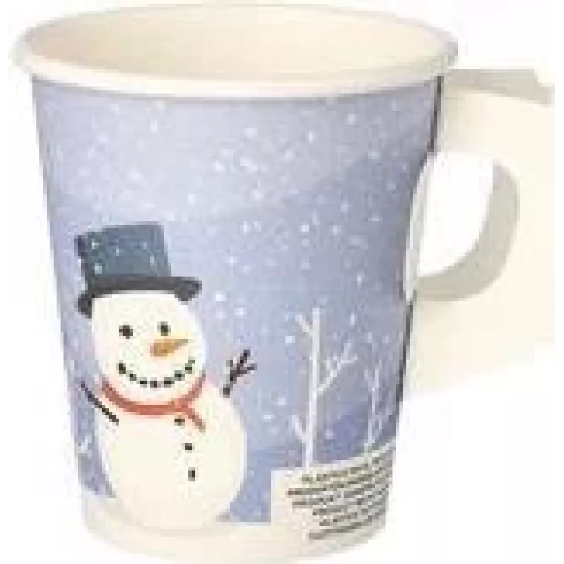PAPSTAR 50 vasos desechables Snowtime 0,2 l (89845)