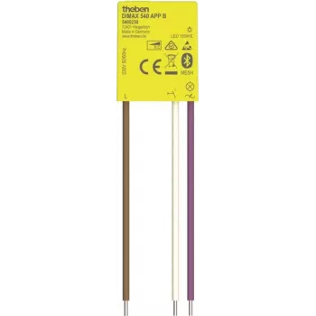 Theben Mini regulador universal empotrable UP DIMAX 540 APP B (5400230) - regulador universal empotrable con Bluetooth