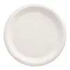 PAPSTAR pure plato de caña de azúcar, redondo, 260 mm, 50 uds., compostable, apto para microondas (89738)