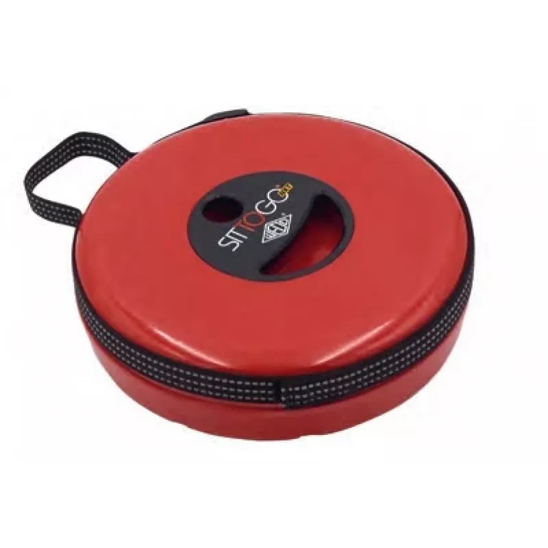 WEDO SITTOGO NXT taburete telescópico, plástico, rojo, ajuste de altura giratorio de 10 niveles, 150 kg de carga 212 4202