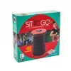 WEDO SITTOGO NXT taburete telescópico, plástico, rojo, ajuste de altura giratorio de 10 niveles, 150 kg de carga 212 4202