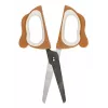 WEDO BELLO tijeras de manualidades, punta redonda, 130 mm, para diestros, acero inoxidable, Softgrip, 1 ud. 736 004
