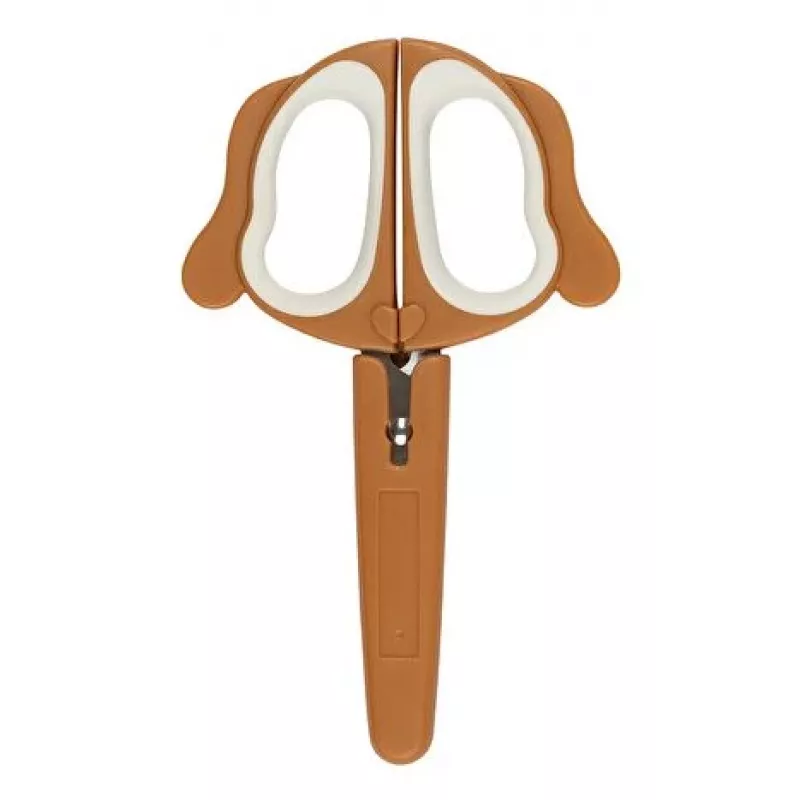 WEDO BELLO tijeras de manualidades, punta redonda, 130 mm, para diestros, acero inoxidable, Softgrip, 1 ud. 736 004