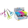 WEDO FANTASY tijeras de manualidades, diseños variados, para diestros, acero inoxidable, expositor de 30 73599
