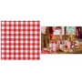 PAPSTAR servilletas de tissue 1 capa cuadro Vichy rojo/blanco, 330 x 330 mm, plegado 1/4, 250 por paquete 88762