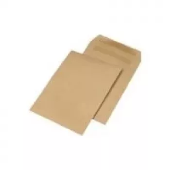 MAILmedia C4 sobres de papel kraft autoadhesivos, marrón, 110 g/m², 19,2 g, sin ventana (38140/7)