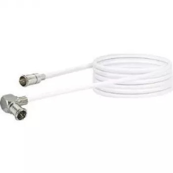 Schwaiger MiniD@t F-Quick M/M 3m cable coaxial blanco MMC30052