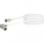 Schwaiger MiniD@t F-Quick M/M 3m cable coaxial blanco MMC30052