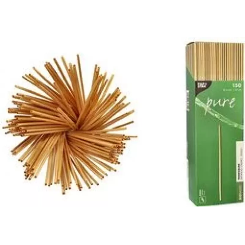 PAPSTAR pure pajitas de tallo natural, 230 mm, 4 mm de diámetro, 250 unidades (88244)